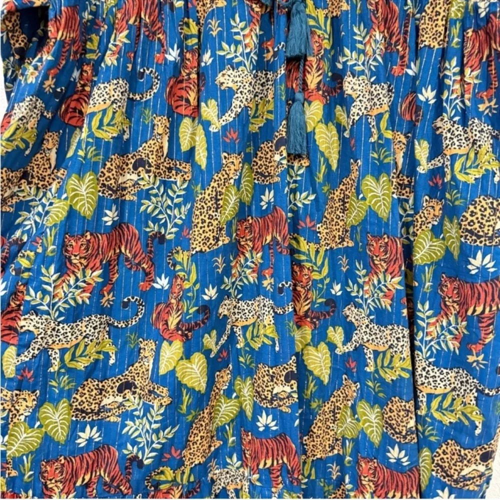 NWT Printfresh Day Tripper Feline Fatale Long Sleeve Maxi Dress Women’s Size 3X - Picture 2 of 6